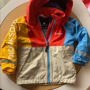 Didriksons Colorblock Kids rain Jacket